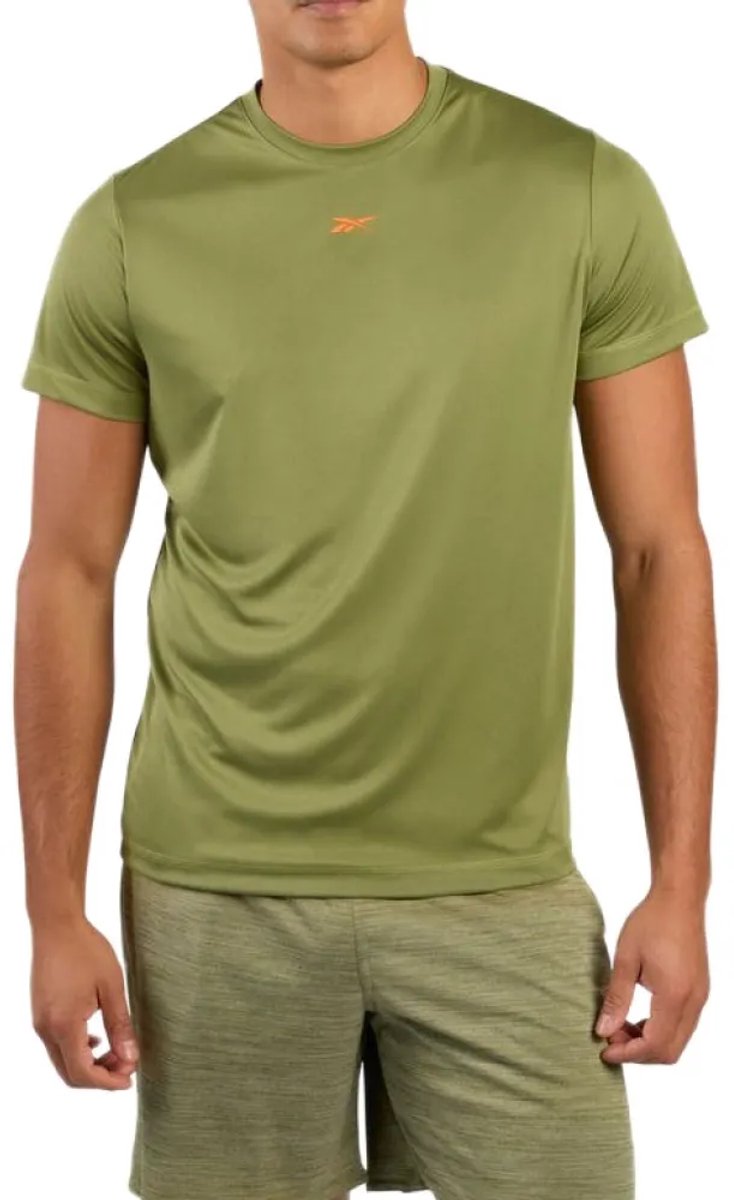 Reebok Tech T-shirt Met Korte Mouwen Regular Man Groen