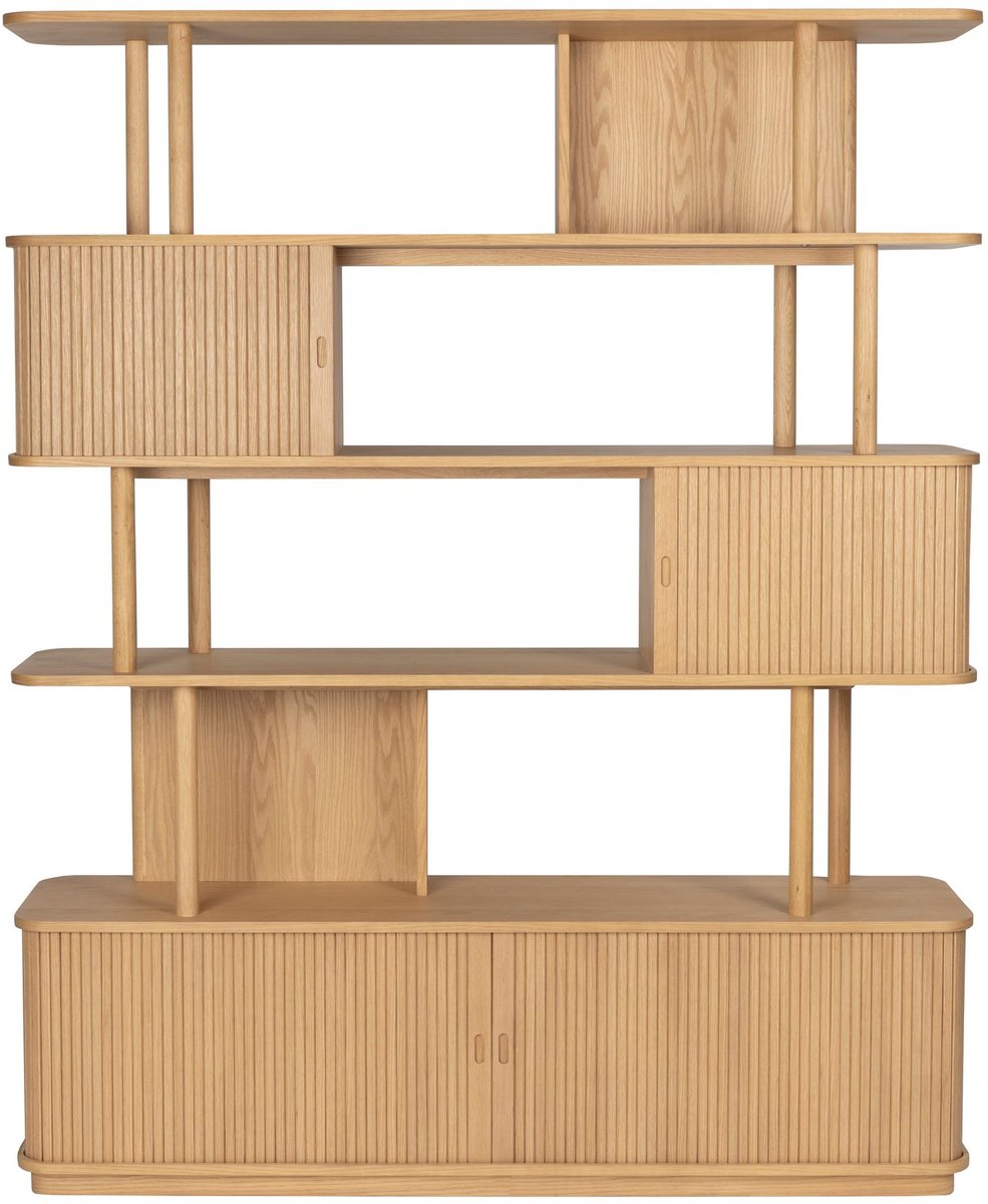 Zuiver Barbier Boekenkast/ Wandkast Naturel