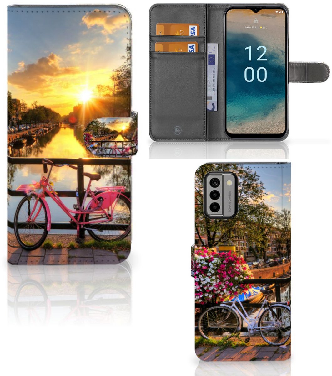 Nokia G22 Flip Cover Amsterdamse Grachten