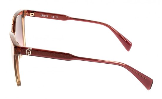 LIU JO LJ822S 607 BURGUNDY/SAND 55/16/140 Vrouw Zonnebrillen van Merkloos — afbeelding 4