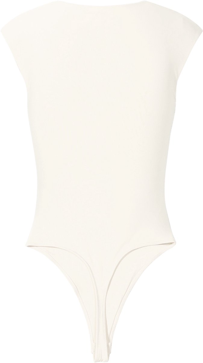 Halter Jumpsuit - Trendy Mouwloze One-Piece - Elegante Zomer Outfit voor Vakantie, Feestjes en Dagelijks Gebruik - Wit - Maat S