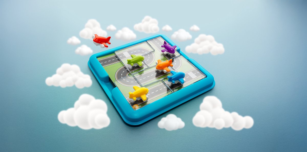 SmartGames Take Off - Logisch Denkspel & Reispuzzel - 60 Opdrachten met Vliegtuigen - Educatief Solospel voor Kinderen en Volwassenen - Vanaf 5 Jaar — cadeau in Spellen & Speelgoed - foto 6
