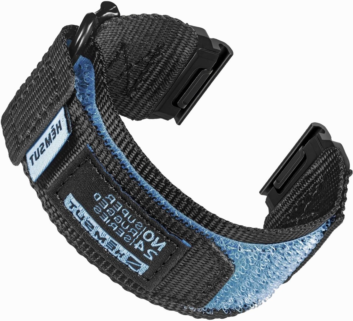 Nylon Horlogeband 22 mm voor Garmin Fēnix 8, 7, 6, 5, Forerunner 965, Instinct en MARQ - Lichtgewicht, Ademend en Duurzaam Vervangingsband met Klittenbandsluiting