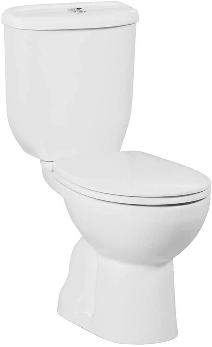 Creavit Sedef staand toilet / vloertoilet – S-trap vloeruitlaat – wit