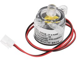 Vlemico - Mini Waterpomp 12V - Submersible ontwerp - Brushless technologie - 2 L/min capaciteit - Geschikt voor aquarium en medische apparatuur - B...