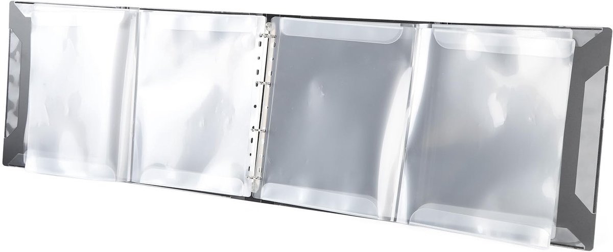 Jhubersproducts - Muziekbestandsmap - Pianopartituurmarkering - A4-formaat - Bladmuziekmap - Afneembaar 4 Pagina's met opslaghouder
