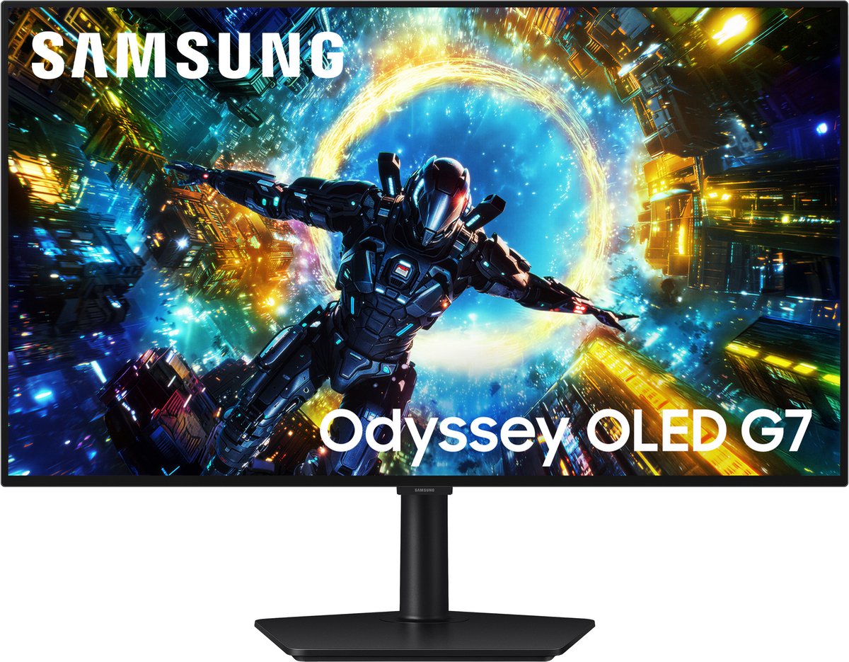 Samsung Odyssey G7 LS32HG732SUXEN - 32 inch 4K Dual Mode OLED Gaming Monitor - 4K 165hz - FHD 330hz - HDMI 2.1