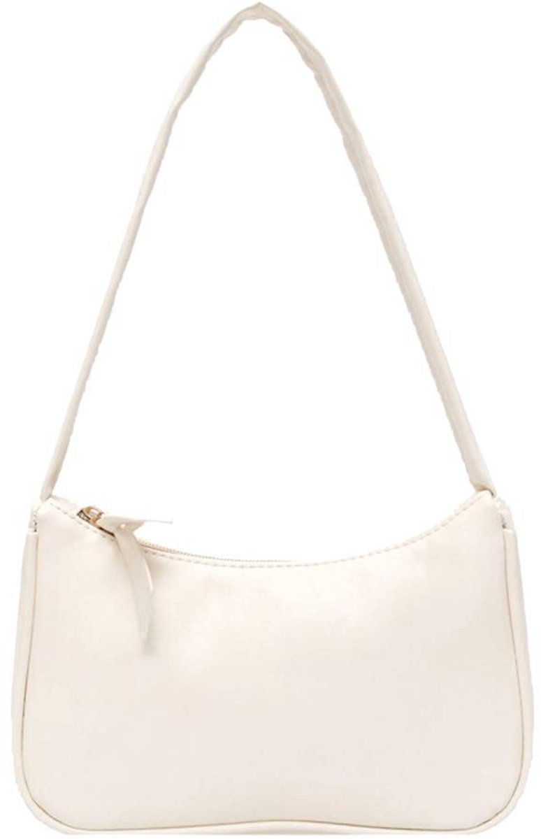 Dailygoods - Retro onderarm tas - PU leren handtas - Lichtgewicht en elegant - 23x15x23 cm - Schoudertas voor werk en school