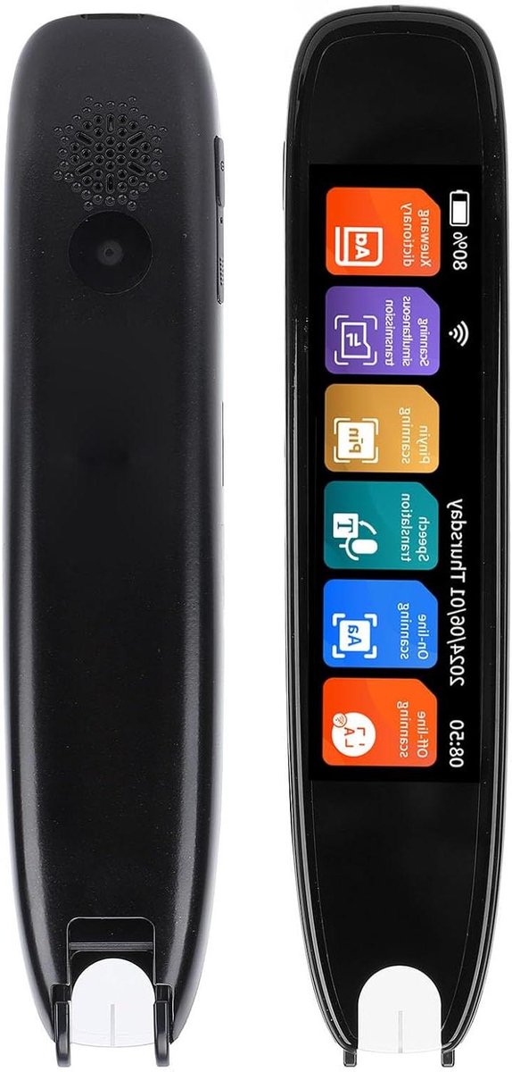 Scan Vertaler Pen - Lees Pen - Tekst Vertalen - Offline Functie - 3.69 Inch Scherm - Zwart