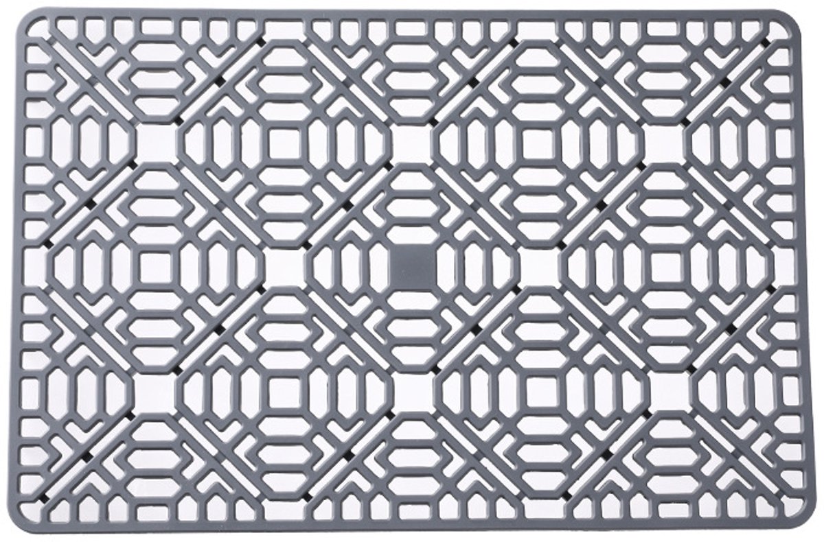 Siliconen Spoelbakmat Bescherming - Antislip Droogmat & Afdruiprek voor Groente en Fruit