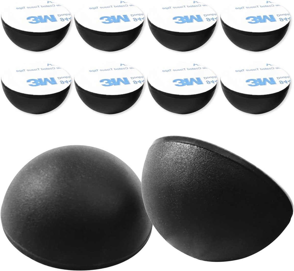 32mm Silicone Speaker Feet - 10 Stuks Zelfklevende Meubelpads, Halve Bol Geluidsisolatie, Trillingsdempers voor Meubels en Apparaten