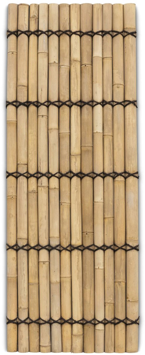 Bamboe schutting halfrond - 90 x 240 cm - Naturel - Eviro Bamboe