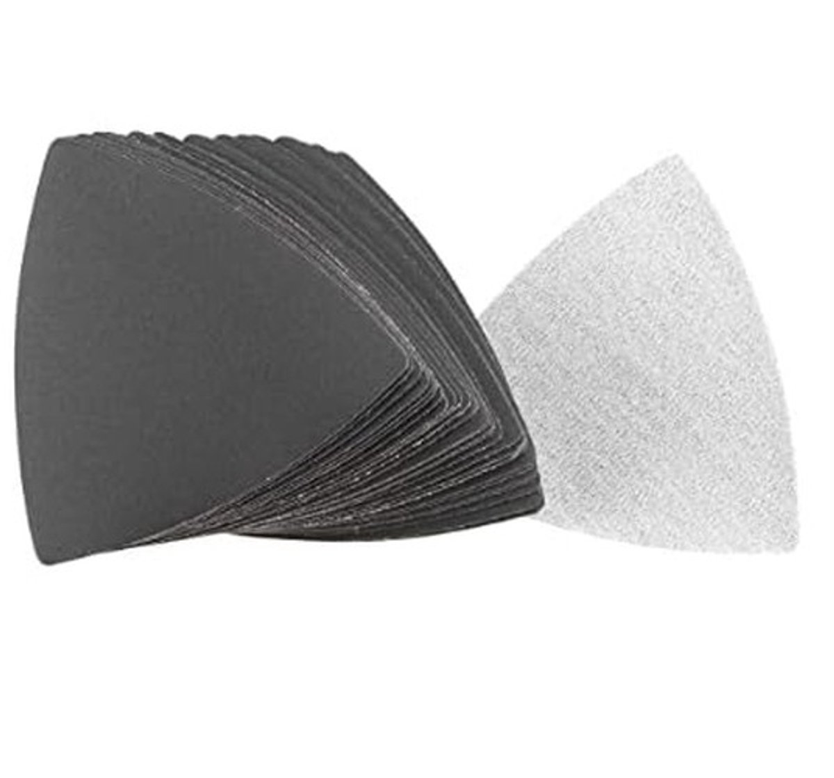 Dailygoods - Polijstschuurpapier - Schuurpapier voor multitools - Korrel 400 - Driehoekig schuurpapier - 30 stuks - Geschikt voor oscillerende multito