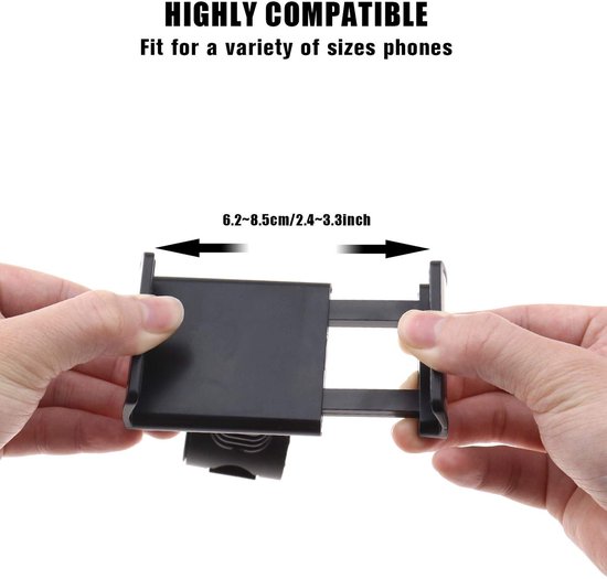 Livia home - Golf Telefoon Clip - Swing Training Aid - Zwart - Telefoon Houder - Verbeter je Golfvaardigheden - Geschikt voor Selfie en Swing van Livia Home — afbeelding 4
