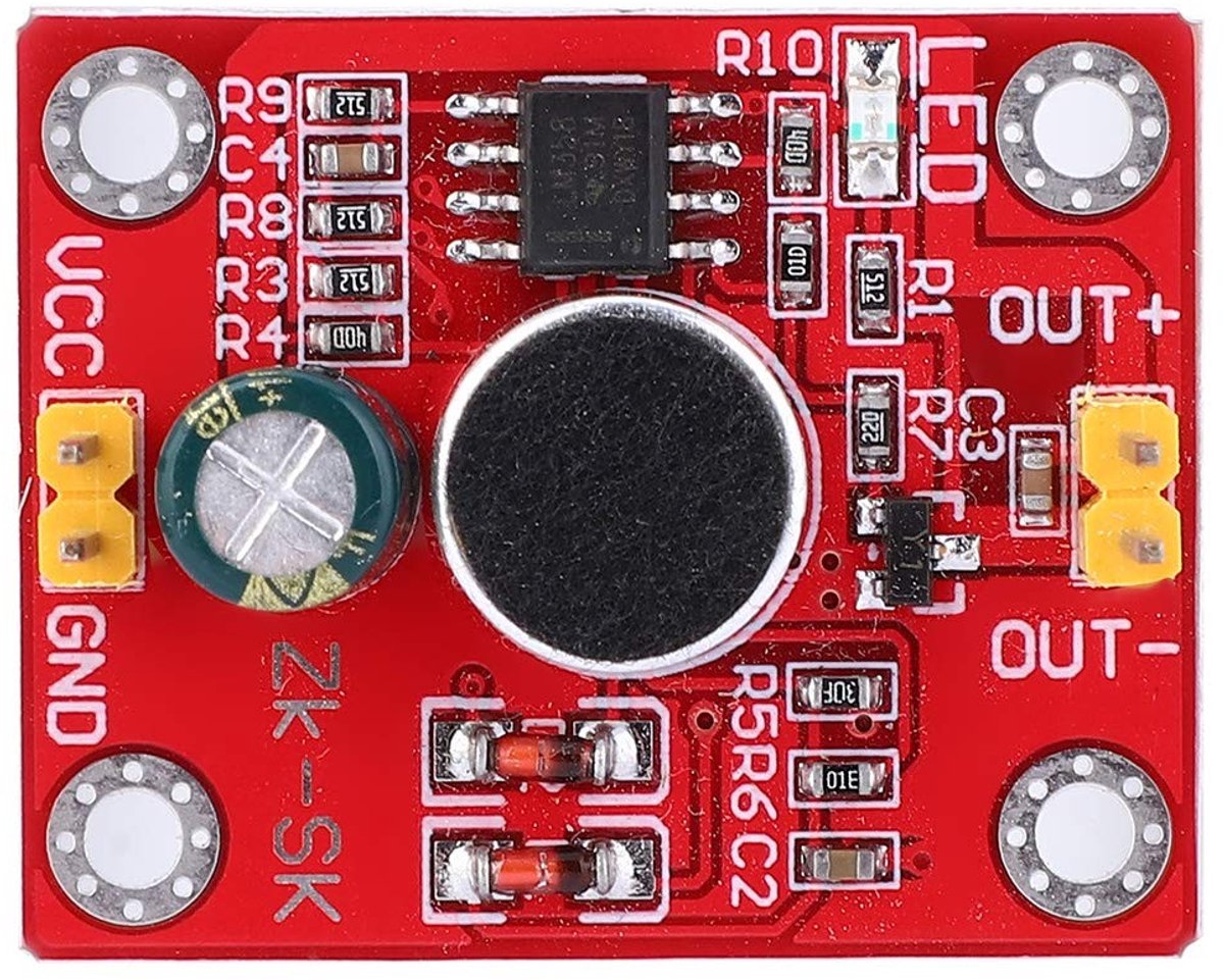 Elzusha - Sound Control Module - Voice Control Delay Switch - Hoge kwaliteit - DC 3-9V - Geluidsactivatie - Voor hobbyprojecten - Geschikt voor ele...