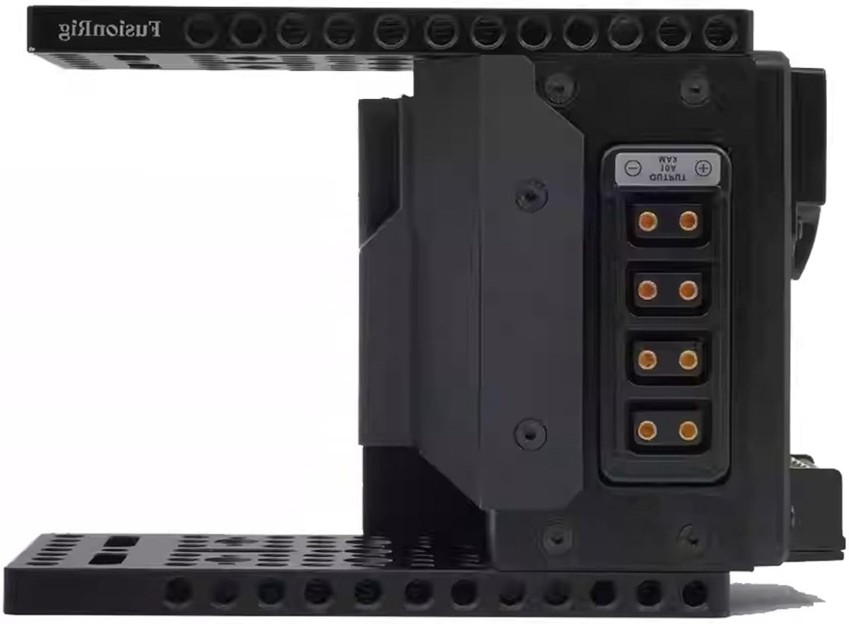 Camera Support Extension Module met V-Mount Plate, D-Tap Splitter en Schokbestendige Opbergruimte voor Sony FX3/FX30 - Professionele Accessoires voor Videoproductie en Filmen