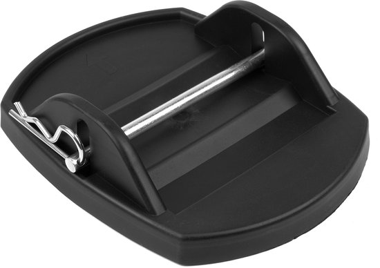 ProPlus Stabilisatievoeten - Met Metalen Pen - 4 stuks - Caravanvoet - Onderlegplaat Caravan - Kunststof - Zwart van Merkloos — afbeelding 3