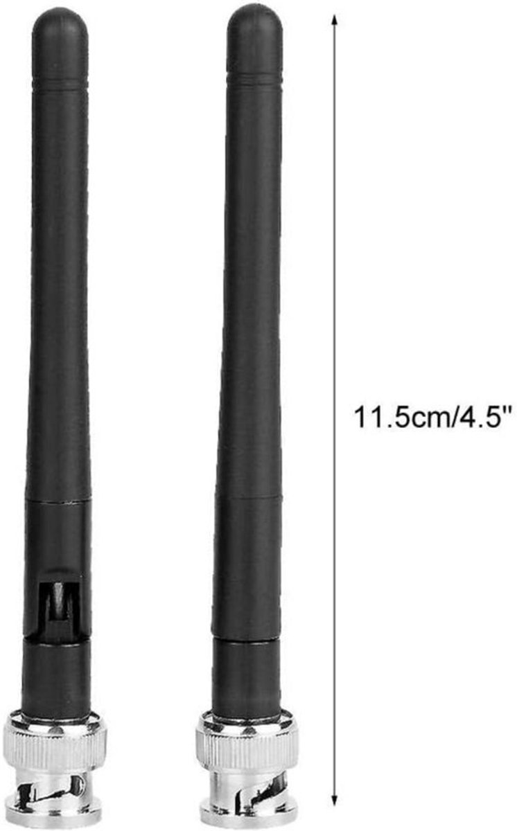 UHF Antenne - 2 STKS BNC Connector voor EW100 EW300 EW500 G3 Ontvanger HM .