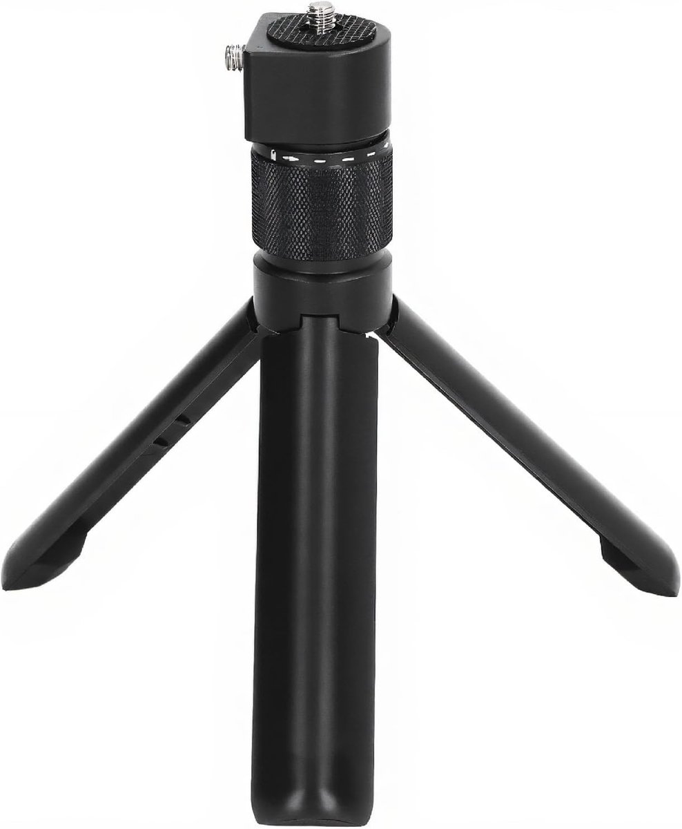 Allecto - Handgreep met 360 graden draaibare tripod - Action camera accessoire - Zwart aluminium plastic - Geschikt voor ONE X3 X2 R X EVO - Handva...