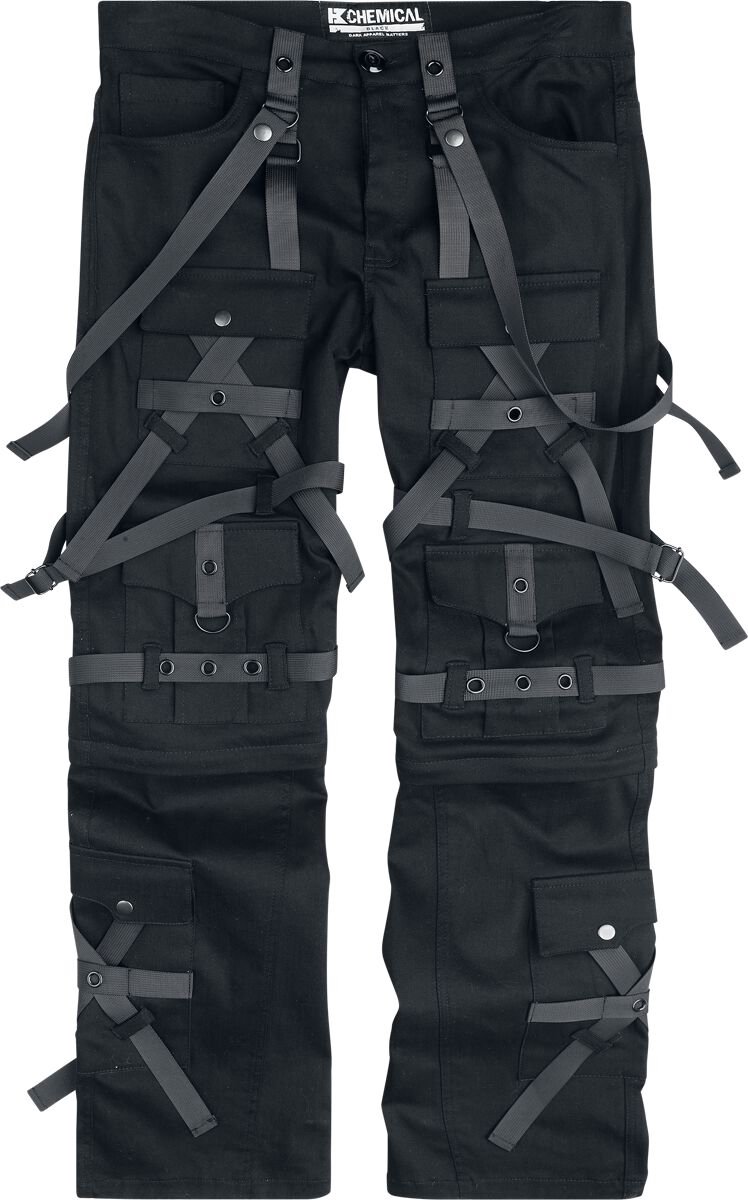 Chemical Black Cairo Broek Heren Stoffen broek - zwart - W38L34
