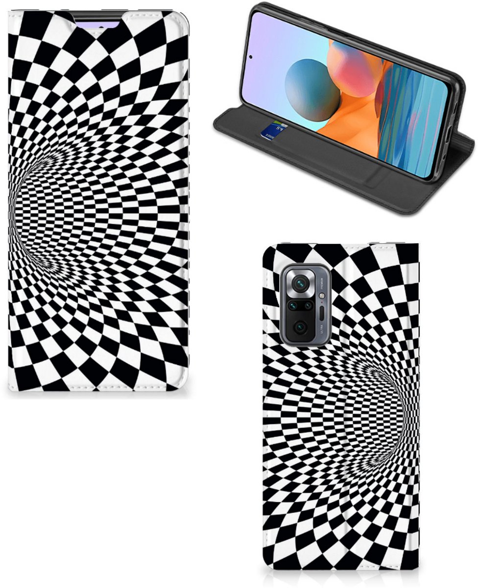 Standcase Hoesje voor Xiaomi Redmi Note 10 Pro Stand Case Illusie
