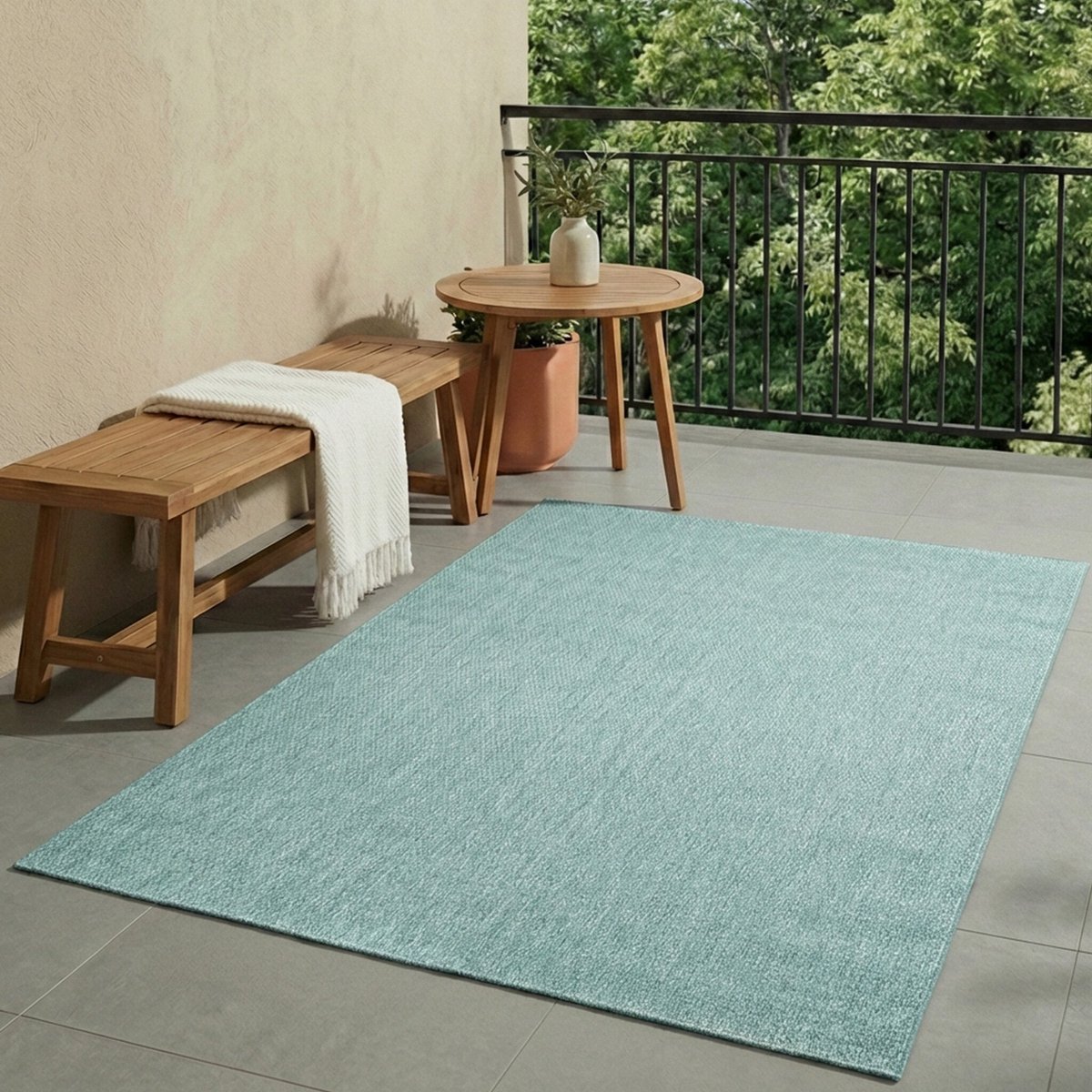 NATURL. Buitenkleed - Costa Turquoise - 160x230cm