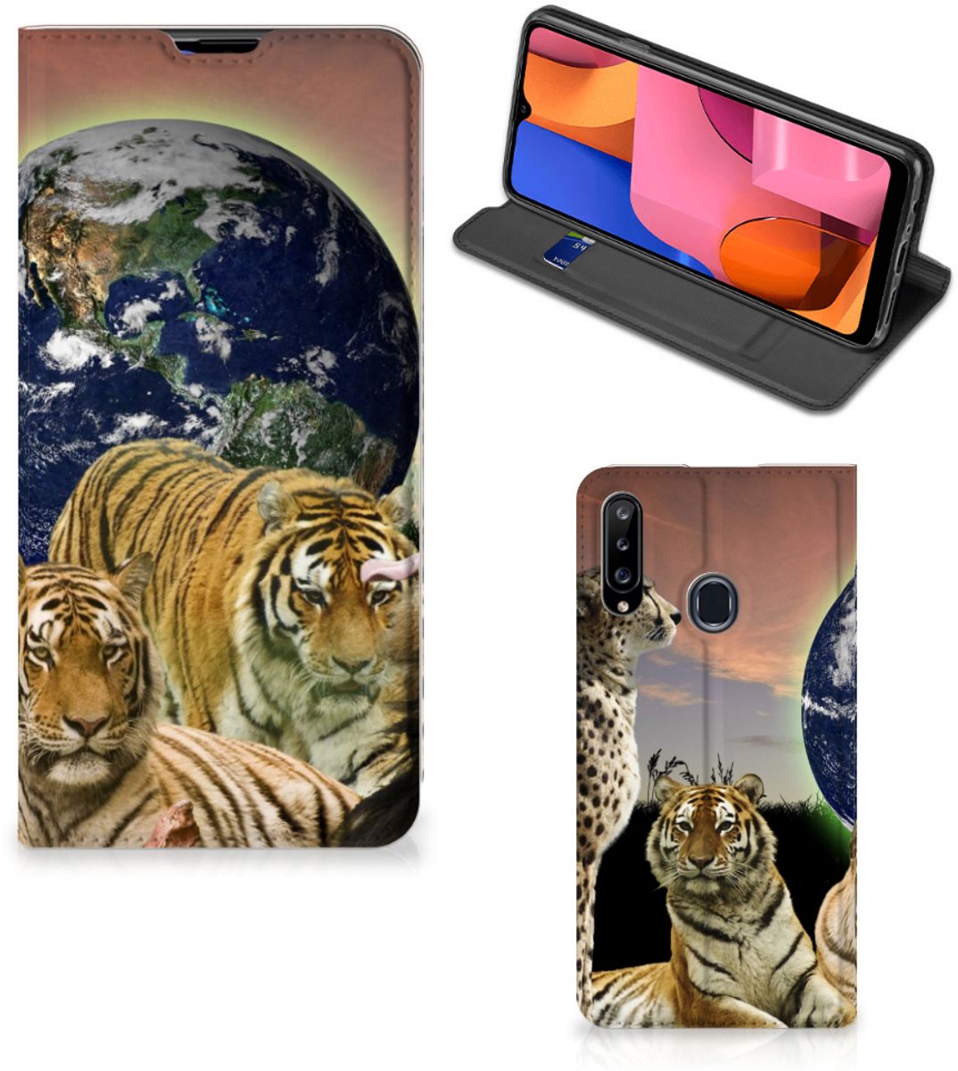 Samsung Galaxy A20s Hoesje maken Roofdieren