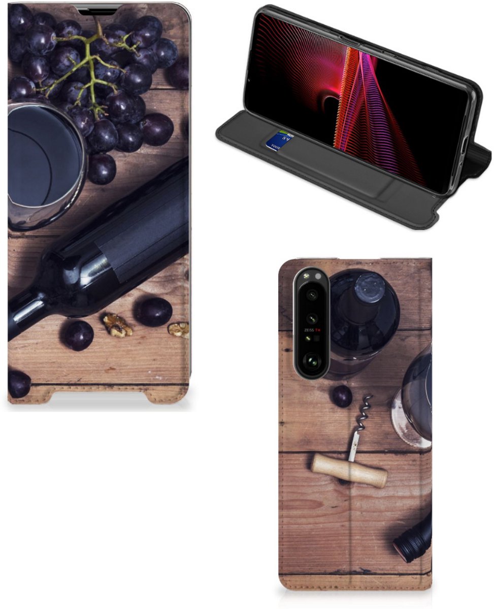 Sony Xperia 1 III Flip Style Cover Wijn