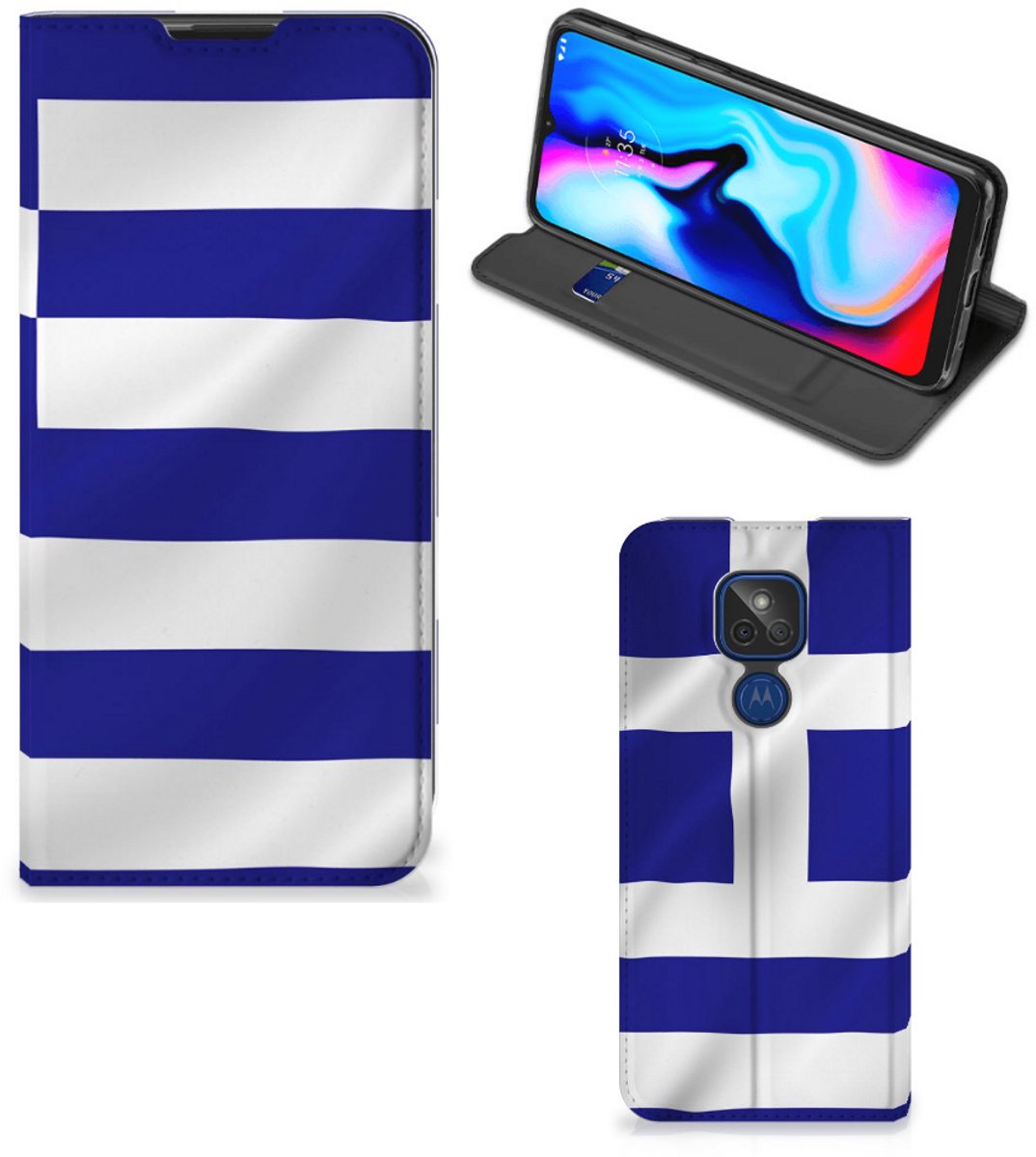 Motorola Moto G9 Play Standcase Griekenland
