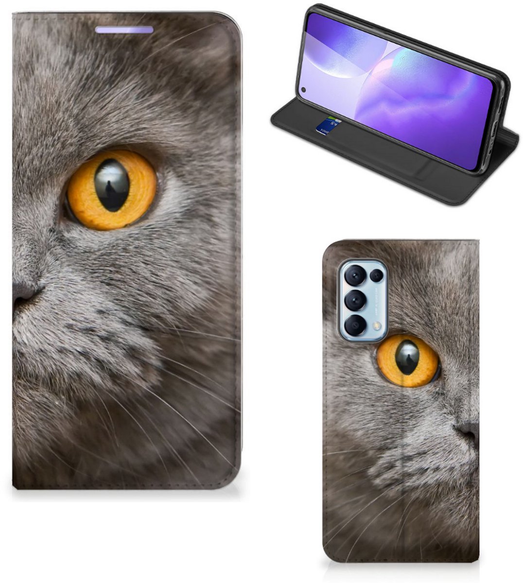 Hoesje maken OPPO Find X3 Lite Britse Korthaar