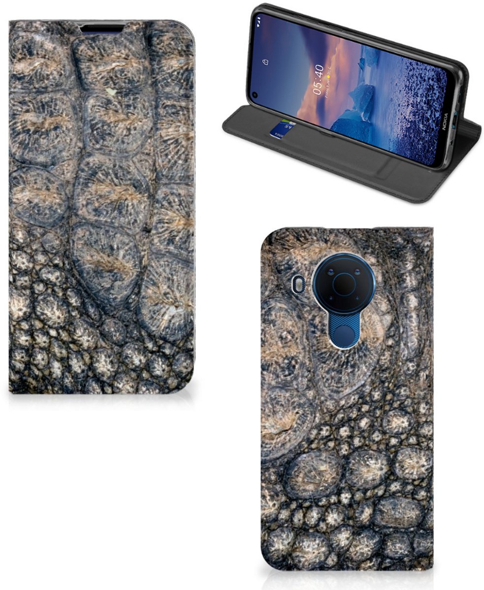 Nokia 5.4 Hoesje maken Krokodillenprint