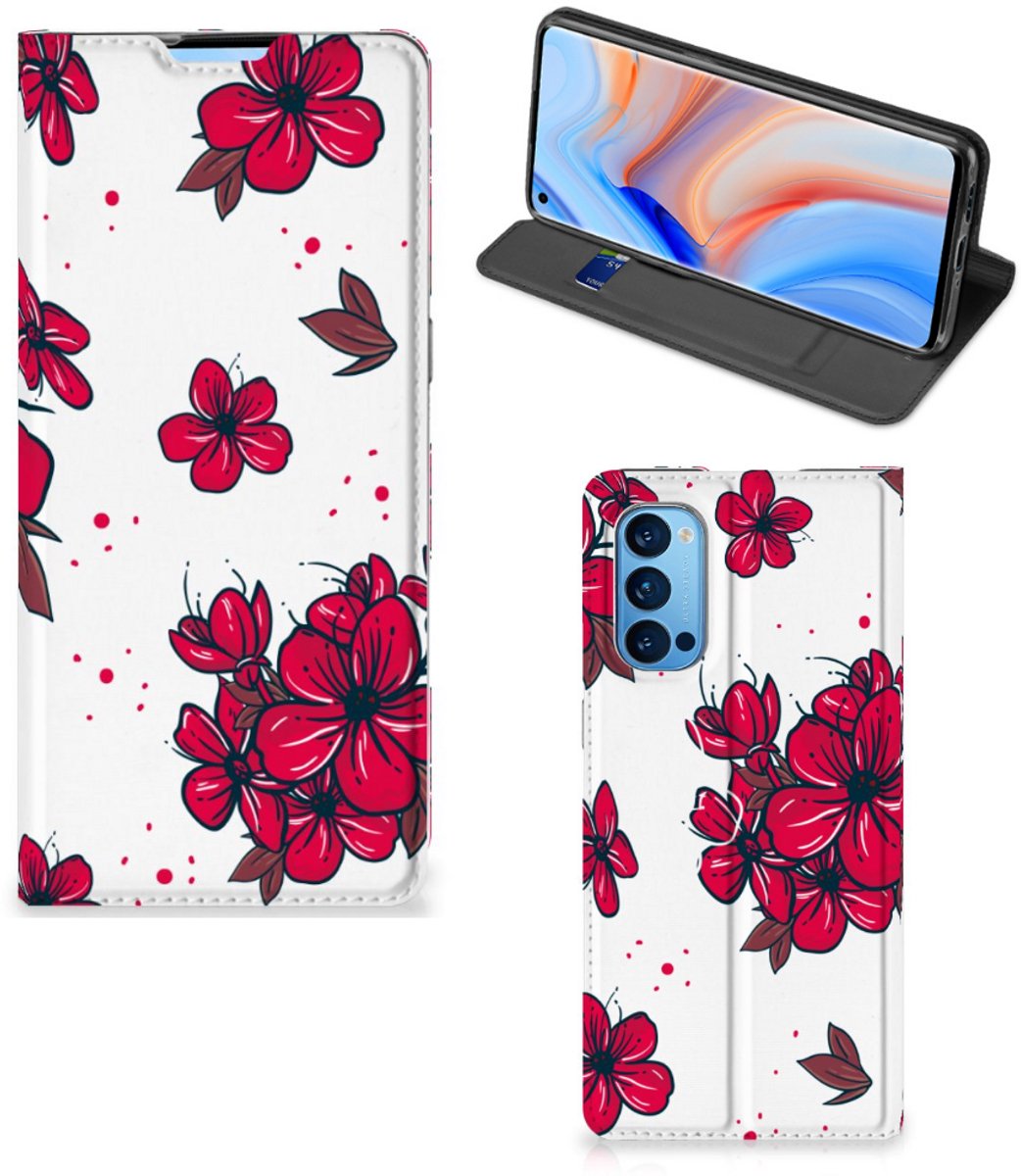 OPPO Reno4 Pro 5G Smart Cover Blossom Red