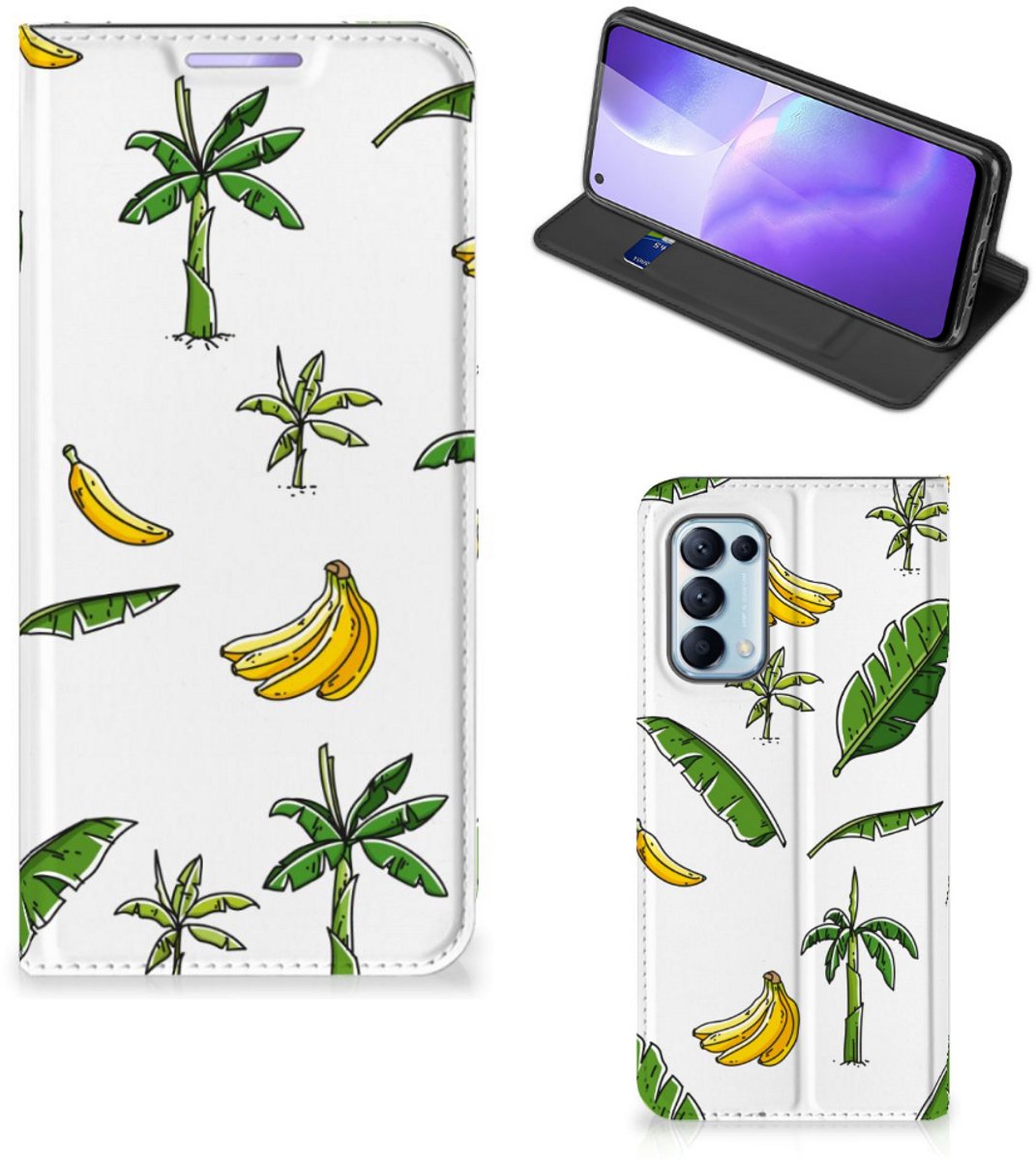 OPPO Find X3 Lite Smart Cover Banana Tree