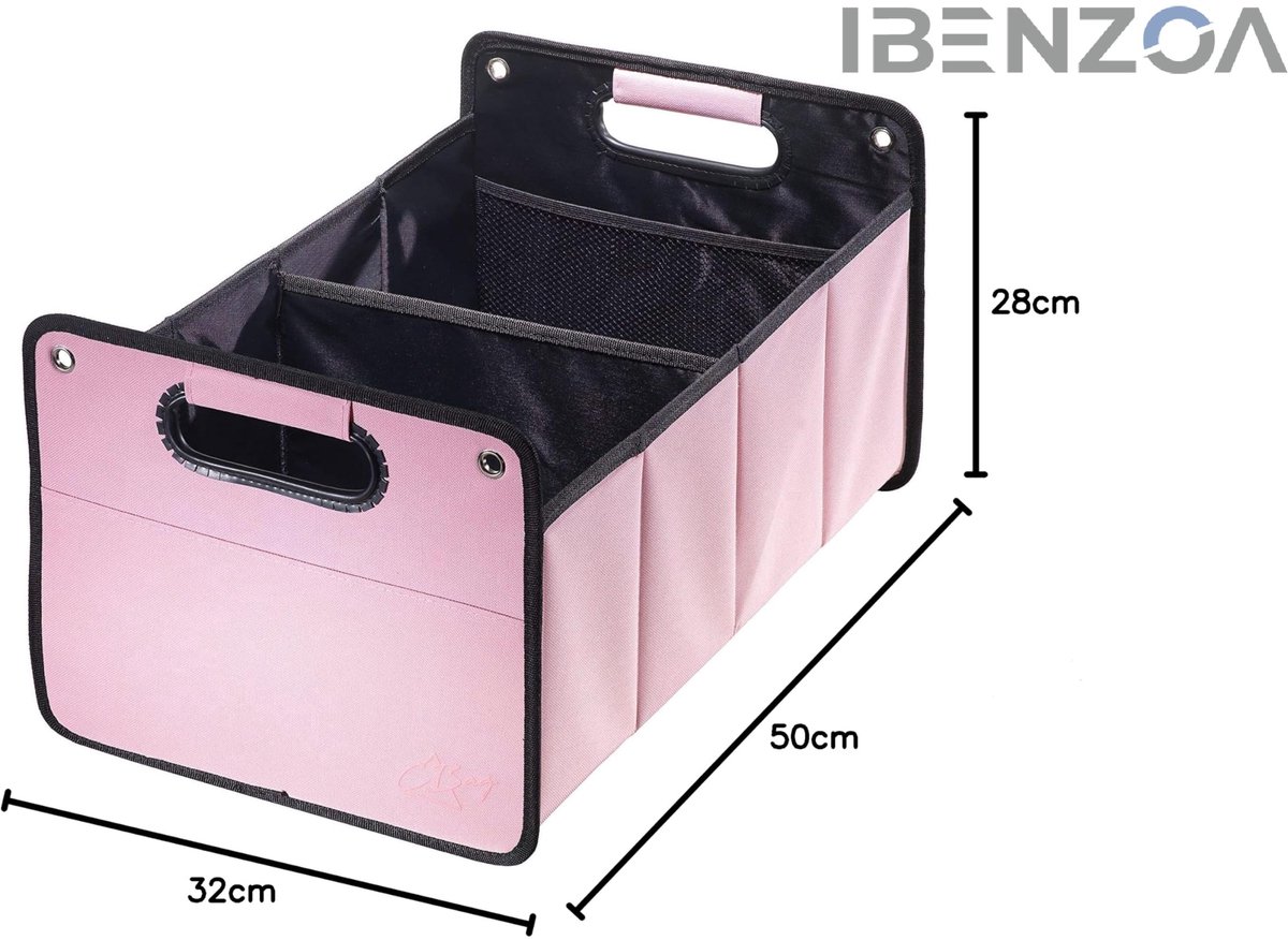 Auto-organizer - Robuuste kofferbaktas - Opvouwbare box - Polyester