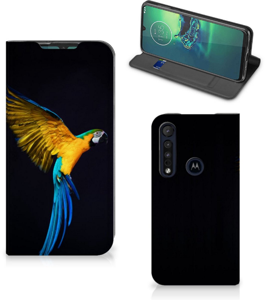 Motorola G8 Plus Hoesje maken Papegaai