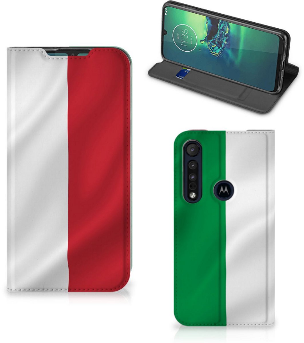 Book Case voor Motorola G8 Plus Standcase Italië