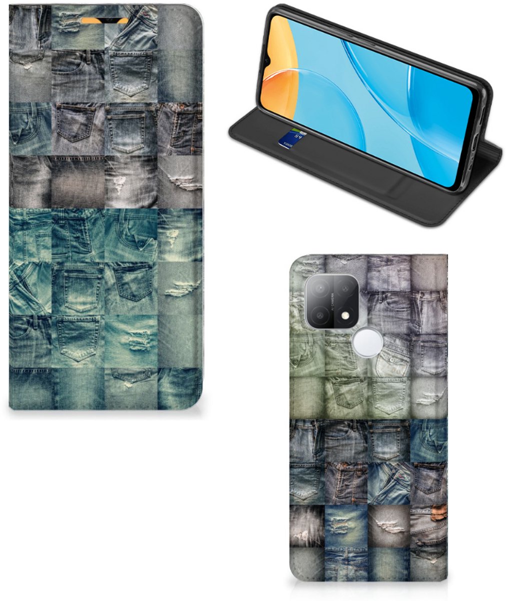 Hippe Standcase OPPO A15 Spijkerbroeken