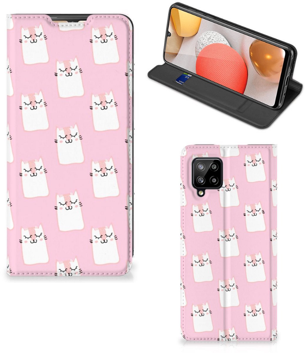 Samsung Galaxy A42 Hoesje maken Sleeping Cats