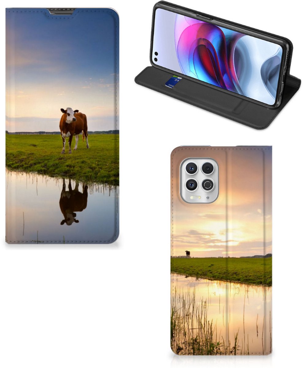 Motorola Moto G100 Hoesje maken Koe