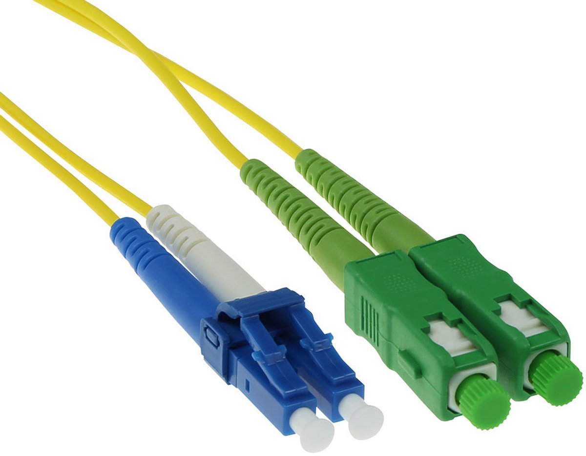 ACT RL8830 Glasvezel Patchkabel Duplex LSZH Singlemode - SC/ACP LC/UPC 9/125µm OS2 - 30 meter