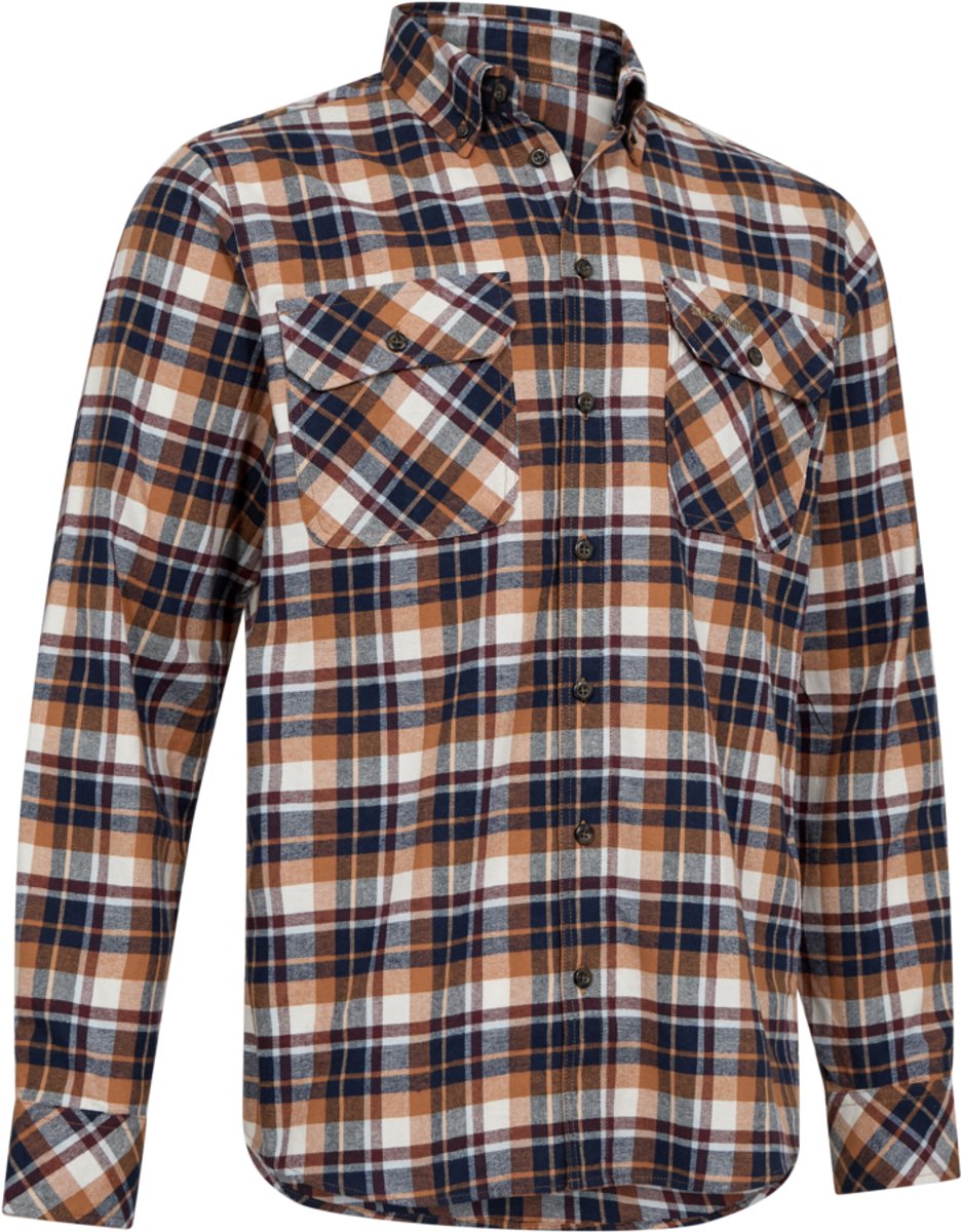 Deerhunter Charles Overhemd Outdoor Overhemd Jacht Overhemd Lange Mouwen Overhemd Scandinavisch Overhemd Cypress