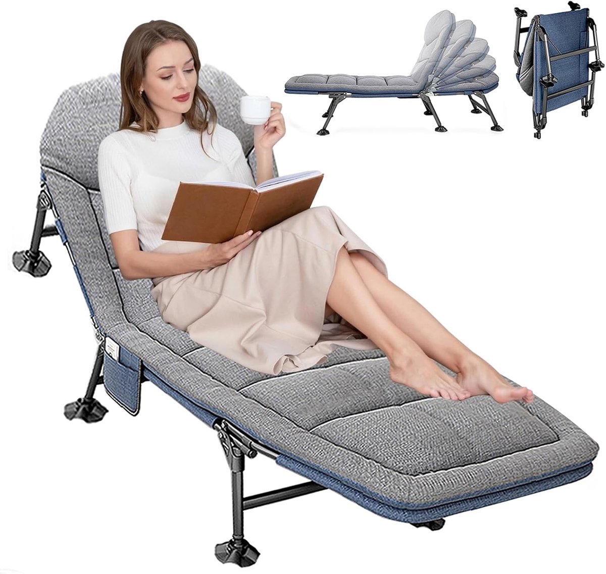 Veldbed Inklapbaar - Stretcher - Vouwbed - kampeertrip