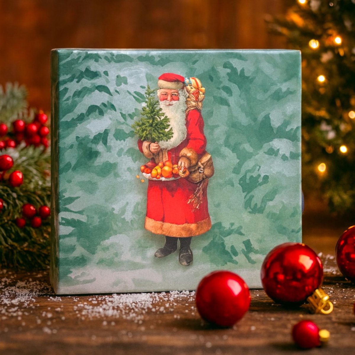 Dailygoods - Innovra - Dailygoods - Dailygoody - Soundbox met Kerstmuziek - Bewegingsmelder - Instelbaar Volume - Compact - Voor Badkamer en Woonkamer - Kerstdecoratie - Luidsprek...