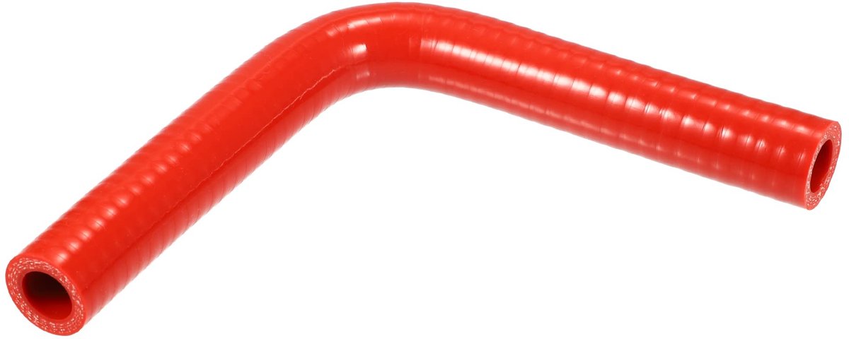 Dailygoods - Universele 16mm Silicone Slang 90 Graden voor Auto Koppelstuk
