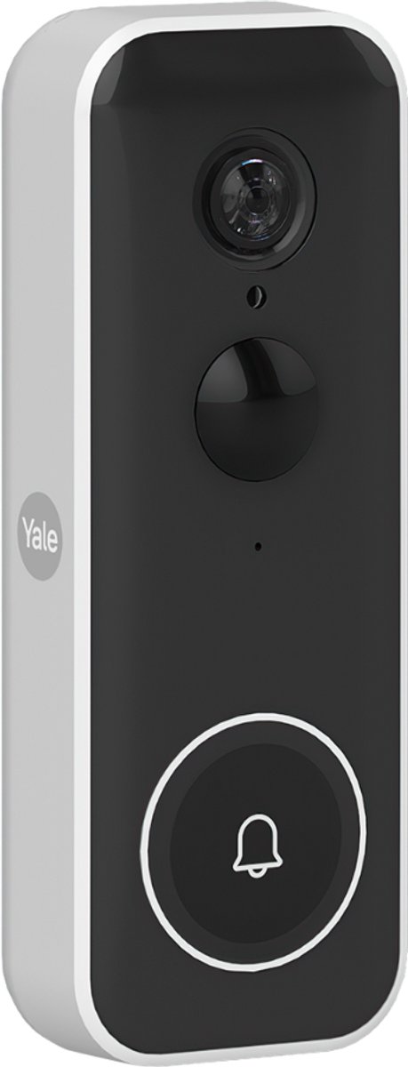 Yale - Slimme Videodeurbel - Wit - Bewegingsopname - Nachtzicht