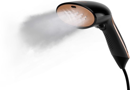 Philips Steam & Go GC365/80 - Handheld Kledingstomer - Zwart / Koper - Handstomer Incl. Opbergtas