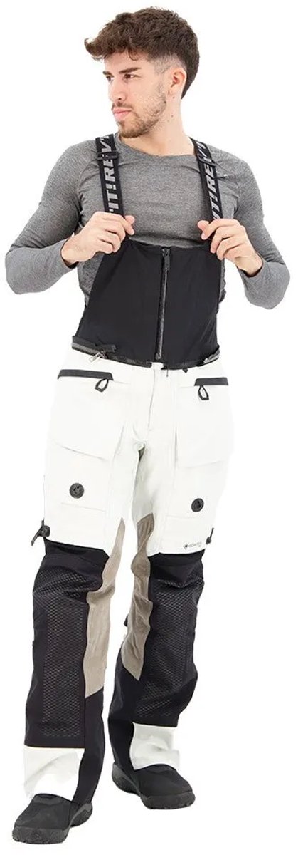 REV'IT! Dominator 3 GTX Silver Black Motorcycle Pants - Maat XL - Broek – foto 8