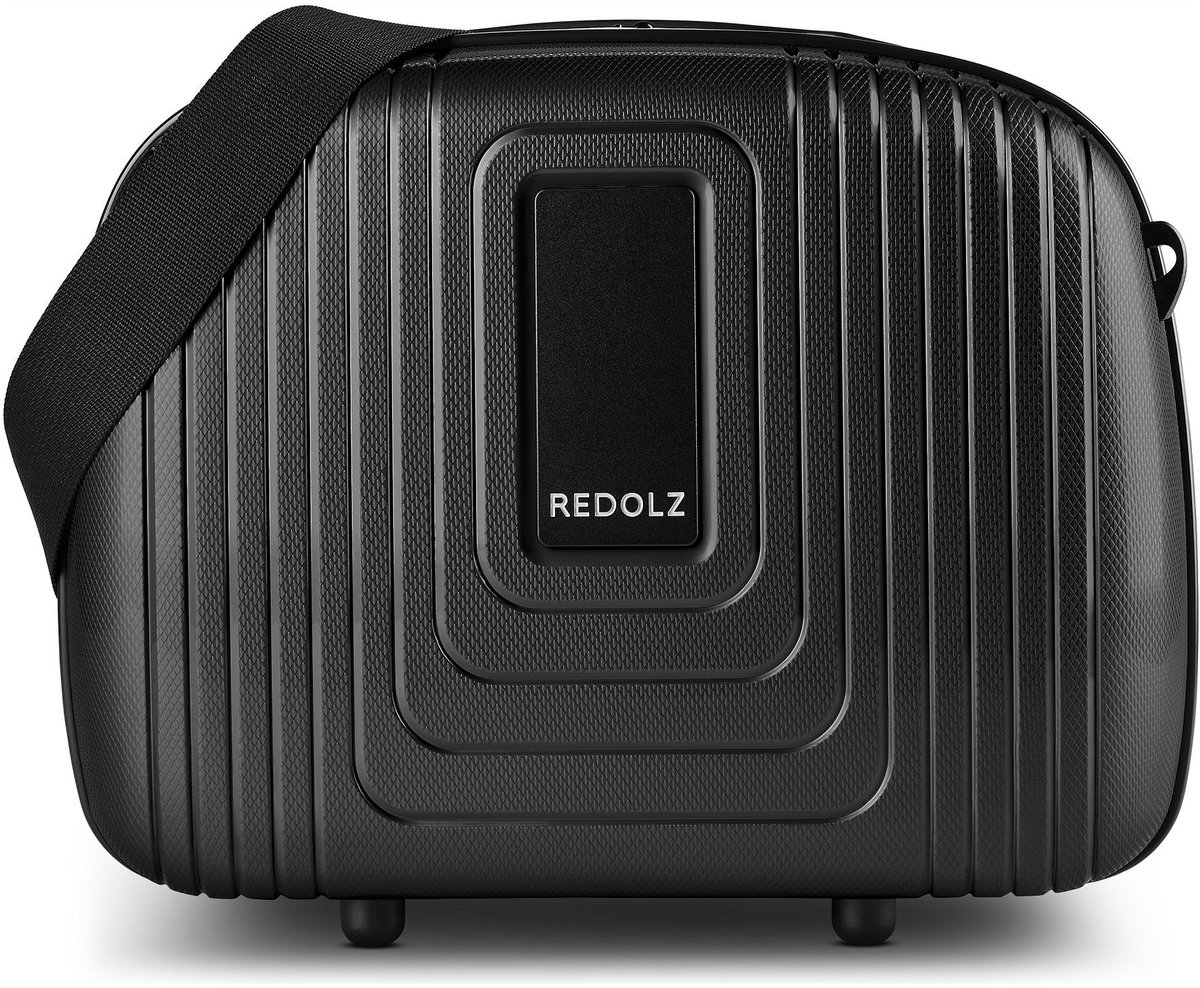 Redolz Essentials 14 Beautycase 34 cm - 14 L - Ritssluiting - black metallic
