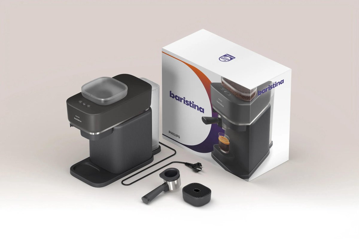 Philips Baristina - BAR300/60 - Espressomachine - Pistonmachine - Zwart – foto 4