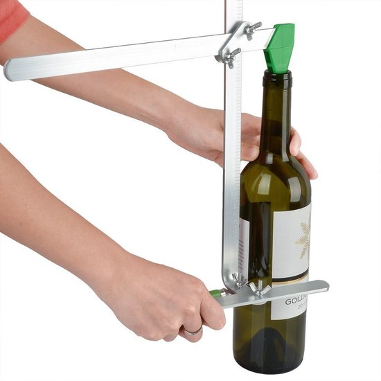 Dailygoods - Dailygoody - Flessnijder - Glazen Flessen Snijden - Eenvoudig en Robuust - Handzaam Formaat - Creatieve Kunst - Ideaal voor Knutselen - Geschikt voor ...